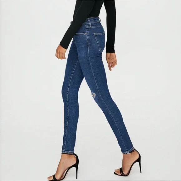 CITIZENS OF HUMANITY rocket swing low skinny jeans size 25 new with tags - Picture 11 of 12